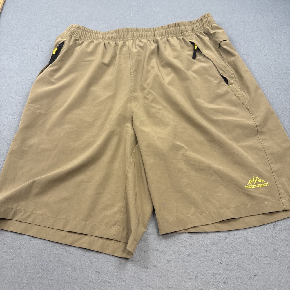 OUTDOORSPORTS Mens 36 Shorts Woven Lightweight Pockets -DRAWSTRING